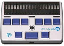 Photo of the RefreshaBraille 18 Cell Refreshable Braille Display for $1,295.00 USD - Flying Blind, LLC Online Store