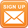 Newsletter sign up icon.