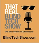 That Real Blind Tech Show logo.