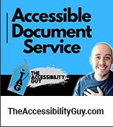 The Accessibility Guy logo.