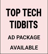 Top Tech Tidbits logo. One available sponsorship package.