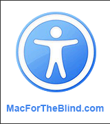 MacForTheBlind.com logo.
