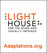 LightHouse for the Blind and Visually Impaired Adaptations Online Store logo.
