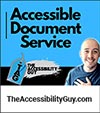 The Accessibility Guy logo.