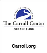 Carroll Center for the Blind logo.