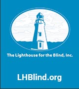 The Lighthouse for the Blind, Inc. logo.
